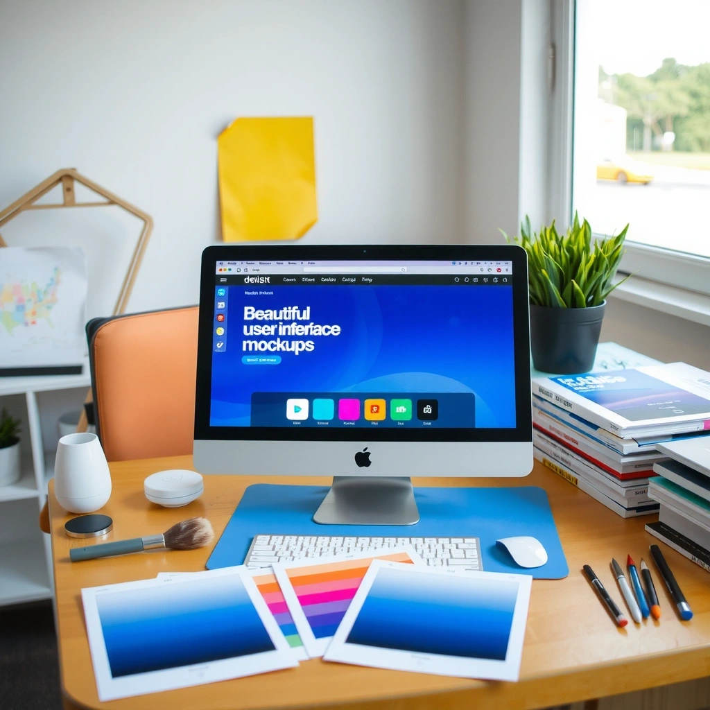 Beautiful UI/UX design process